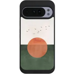 Nivocase Handyhülle für Google Pixel 10 Pro XL Hülle NIVOpure Case Schwarz Sonnenschein Sonnenuntergang (Google Pixel 10 Pro XL), Smartphone Hülle, Schwarz