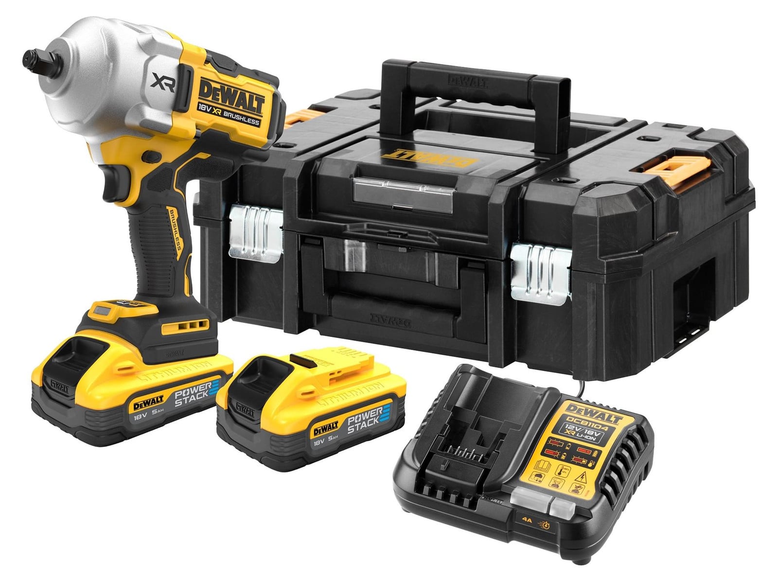 DeWalt DCF961H2T-QW accu-slagmoersleutel, 18 Volt, 5 Ah, 1/2 inch vierkant, borstelloos