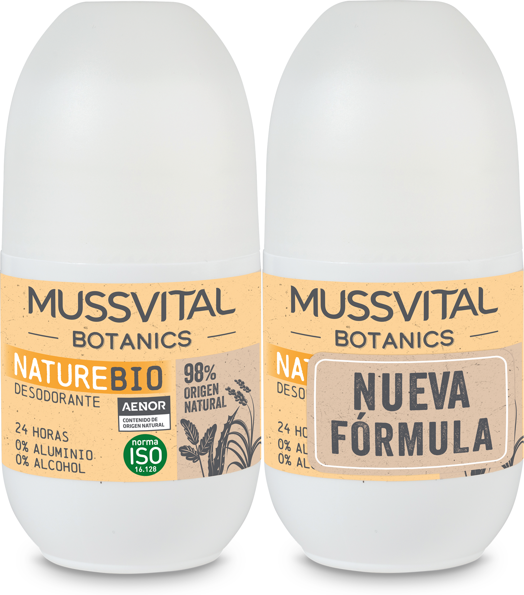 Mussvital Botanics Nature Deodorant 75 ml X2