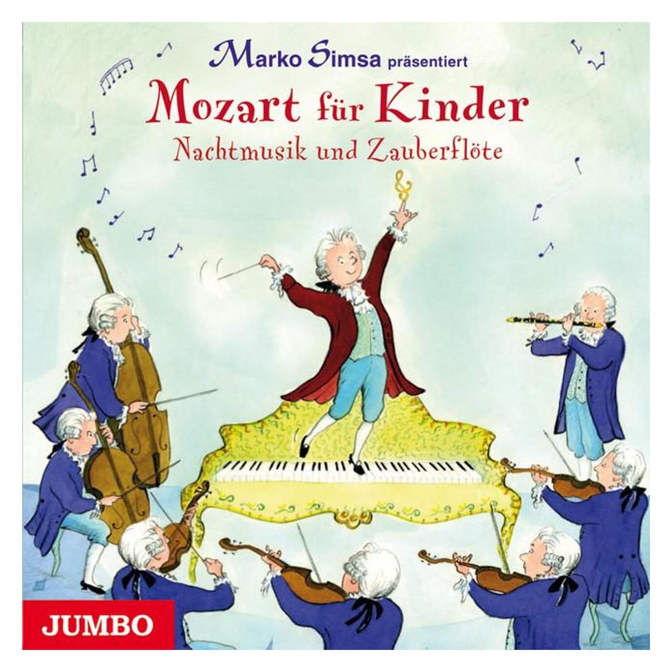 Jumbo Mozart Für Kinder - Nachtmusik Und Zauberflöte (Marko Simsa, Deutsch) (6813015)