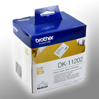 Brother PT Etiketten DK11202 weiss 62x100mm 300 St. Rolle