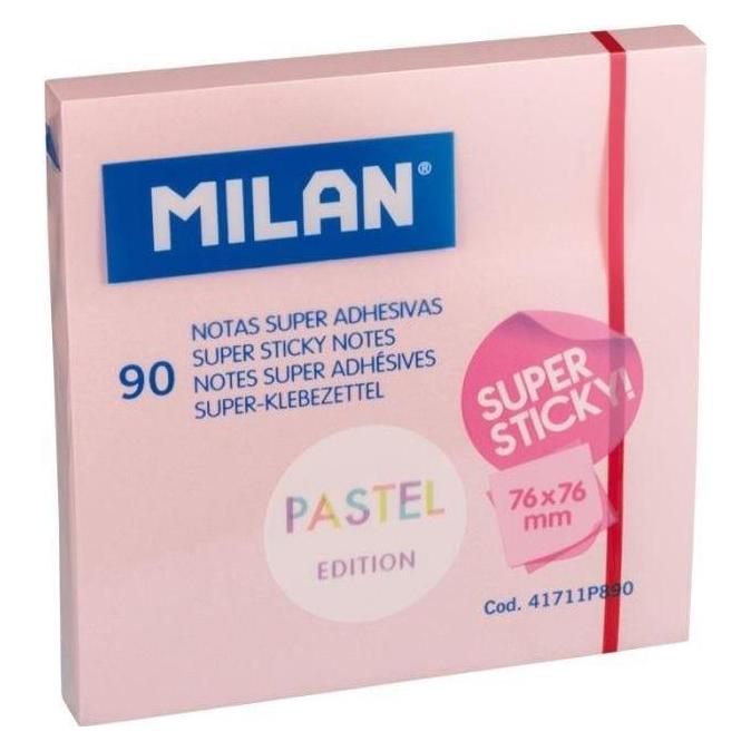Milan Selbstklebende Notizzettel 76x76/90K rosa MAILAND (76 x 76 mm) (47989545)