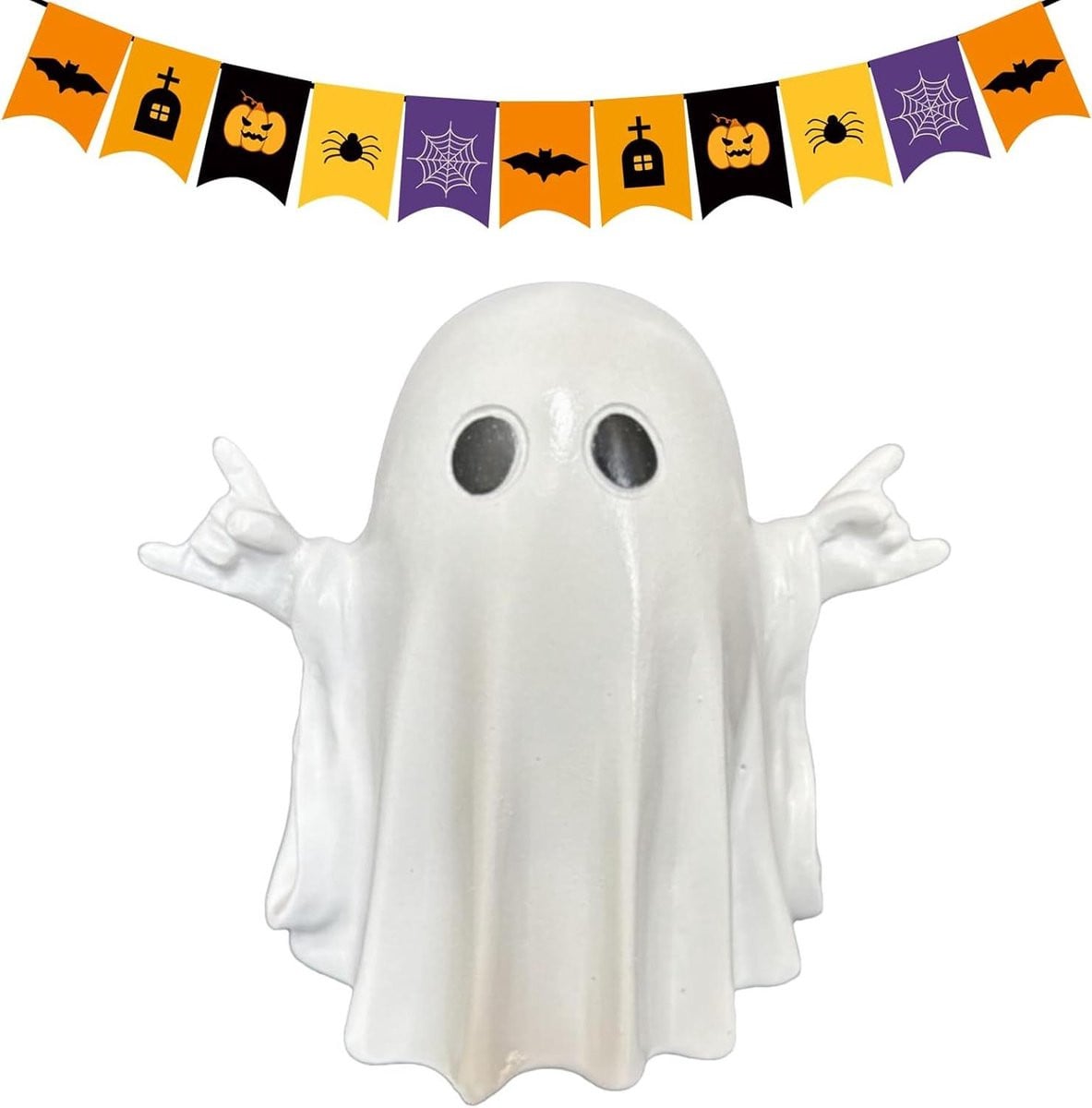 Uniek Halloween Spookfiguur Decoratie van Robuuste Hars - 12,5 cm Lengte