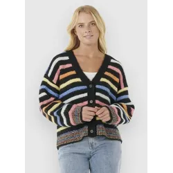 Rip Curl Pacific Rider Stripe Strickjacke black Gr. XS