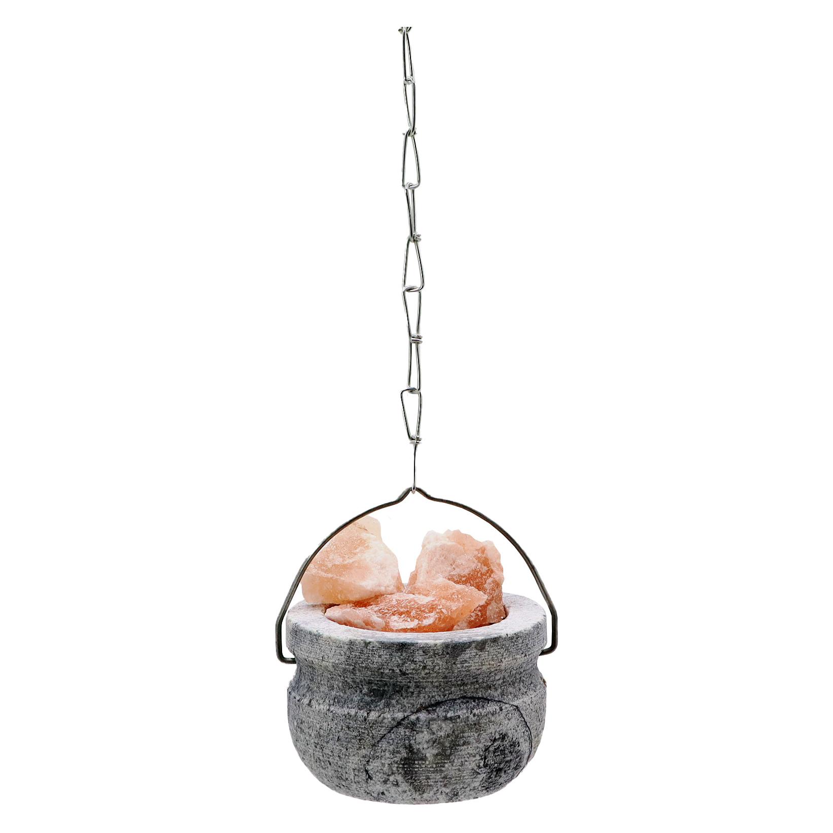 Saunia Sauna salt bowl with chain (49169110)