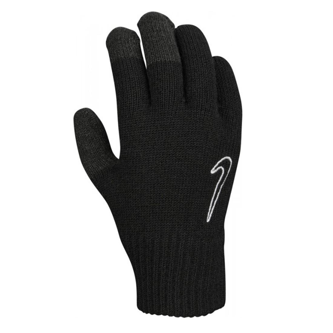 Nike 2.0 Gebreide Grip Handschoenen (Zwart/Wit)