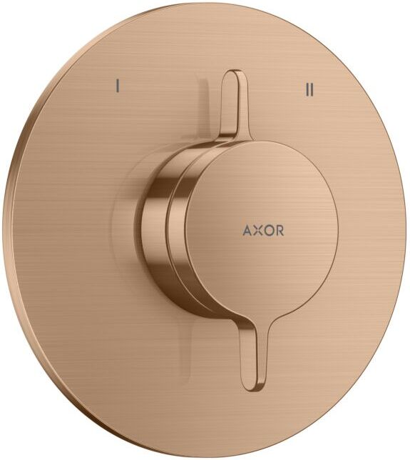 Hansgrohe AXOR One Mischer 48415310 Unterputz für 2 Funktionen, brushed red gold