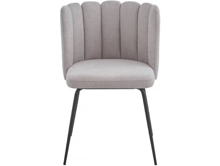 Lot de 2 chaises en tissu Anja - Gris