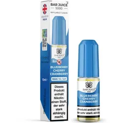 Bar Juice 5000 Blueberry Cherry Cranberry NicSalt Liquid 10ml / 20mg