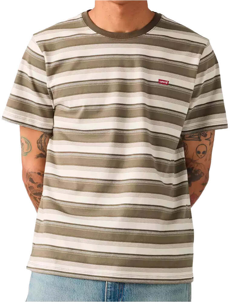 Levis original camiseta manga corta hombre Marron (XL)