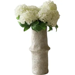 Botane Künstliche Blumen Hortensienstrauß 33 cm, weiß