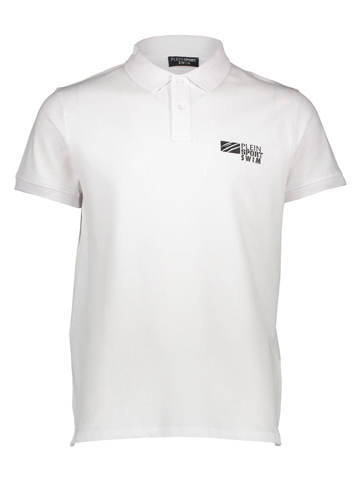 Plein Sport Poloshirt in Weiß - L