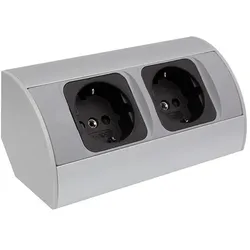 EckSteckdose Corner Box 2 mit 2 Steckdosen