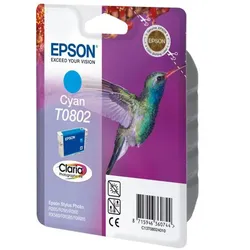 Epson T0802 (C13T08024011) - Tintenpatrone, cyan