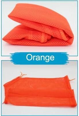 Uplift Picks Breathable Mesh Cat Grooming Bath Bag For Nail Trimming Washing And Restraint orange