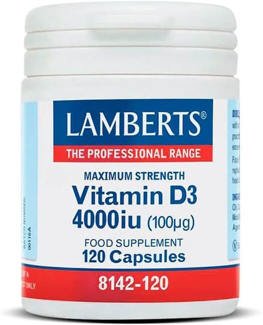 Lamberts VITAMIN D3 4000iu 120 Cáps