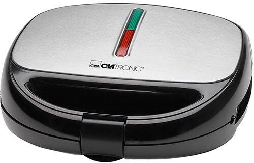 Clatronic Sanduicheira 3 em 1  ST/WA 3670  Waffles  Grill  800 W  Cinzento e Preto