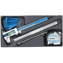 Gedore, Messlehre, 1500 ES-711 Mess-Sortiment in 1/3 ES-Modul (31 cm)