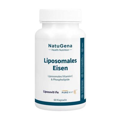 Liposomales Eisen+Vitamin C vegan Kapseln 60 St