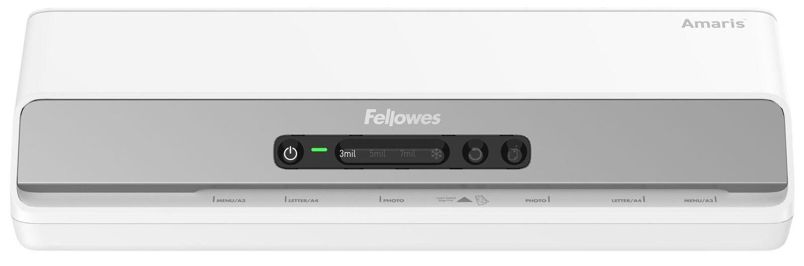 Fellowes Amaris A3 Laminiergerät bis DIN A3 + GRATIS 100 Laminierfolien, DIN A4, 80 micron, glänzend 8058202