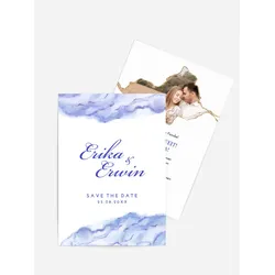 Save-the-Date Karten selbst gestalten mit Spruch und Fotos im Onlinedesigner bei Meine-Kartenmanufaktur.de