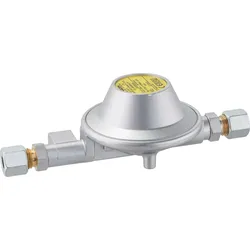 GOK Caravanregler 30mBar 1,2kg/h RVS 8 x RVS 8