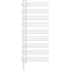 Zehnder Design-Heizkörper Yucca Asym elektrisch, 1432x82x578 mm, Black Matt, mit integrierter Steuerung und modularer Bedienung