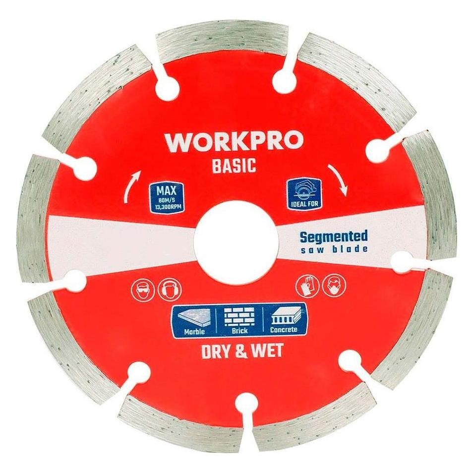 Workpro Segmented diamond disc, basic, ø115 x 20 mm (65344950)
