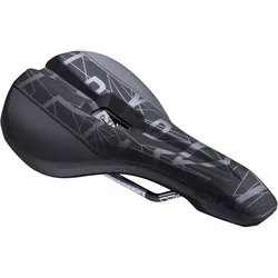 PRO Fahrradsattel MSN 1.3 Enduro 142 mm Schwarz Edelstahl Gestell