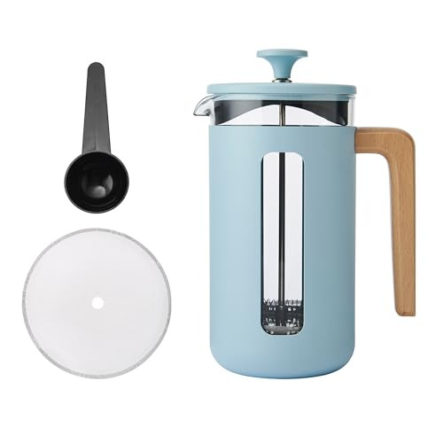 La Cafetière Pisa Cafetière - Hemelsblauw - 8 Kops - 1L
