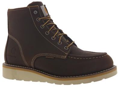 "Carhartt CMW6095 6"" WP Wedge Boot - Mens 11 Brown Boot Medium"