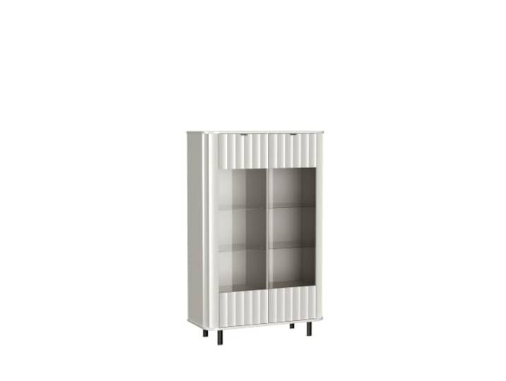 MINIO go for it – Vitrine Novara 10, Weiß