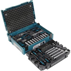 Makita Werkzeugkoffer E-11542, Werkzeug-Set, 87-teilig, im MakPac 1