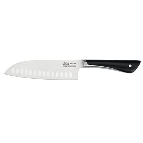 Jamie Oliver by Tefal K26715 Santokumes, 16,5 cm, Roestvrij staal, Zwart