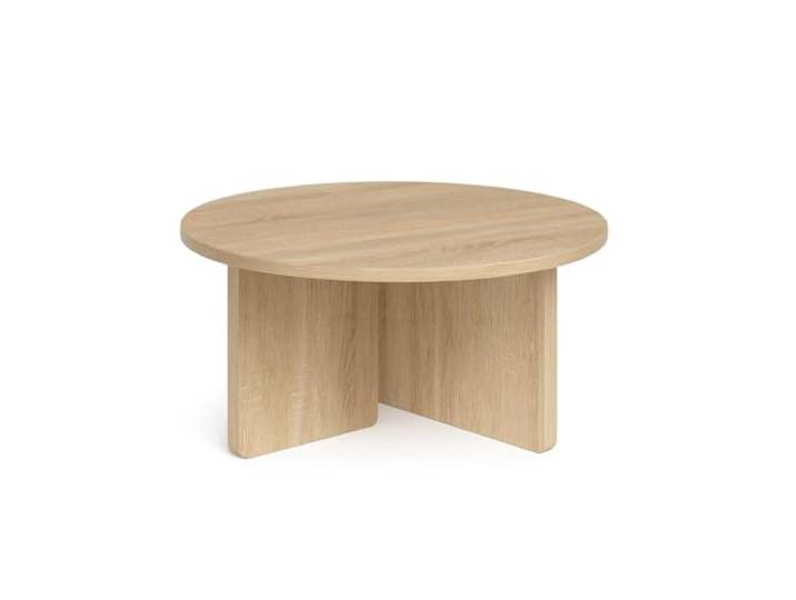 Dekori Möbel, FAVI Couchtisch, 60 oder 75 cm, minimalistisch und zeitlos (Sonoma, 75 cm)