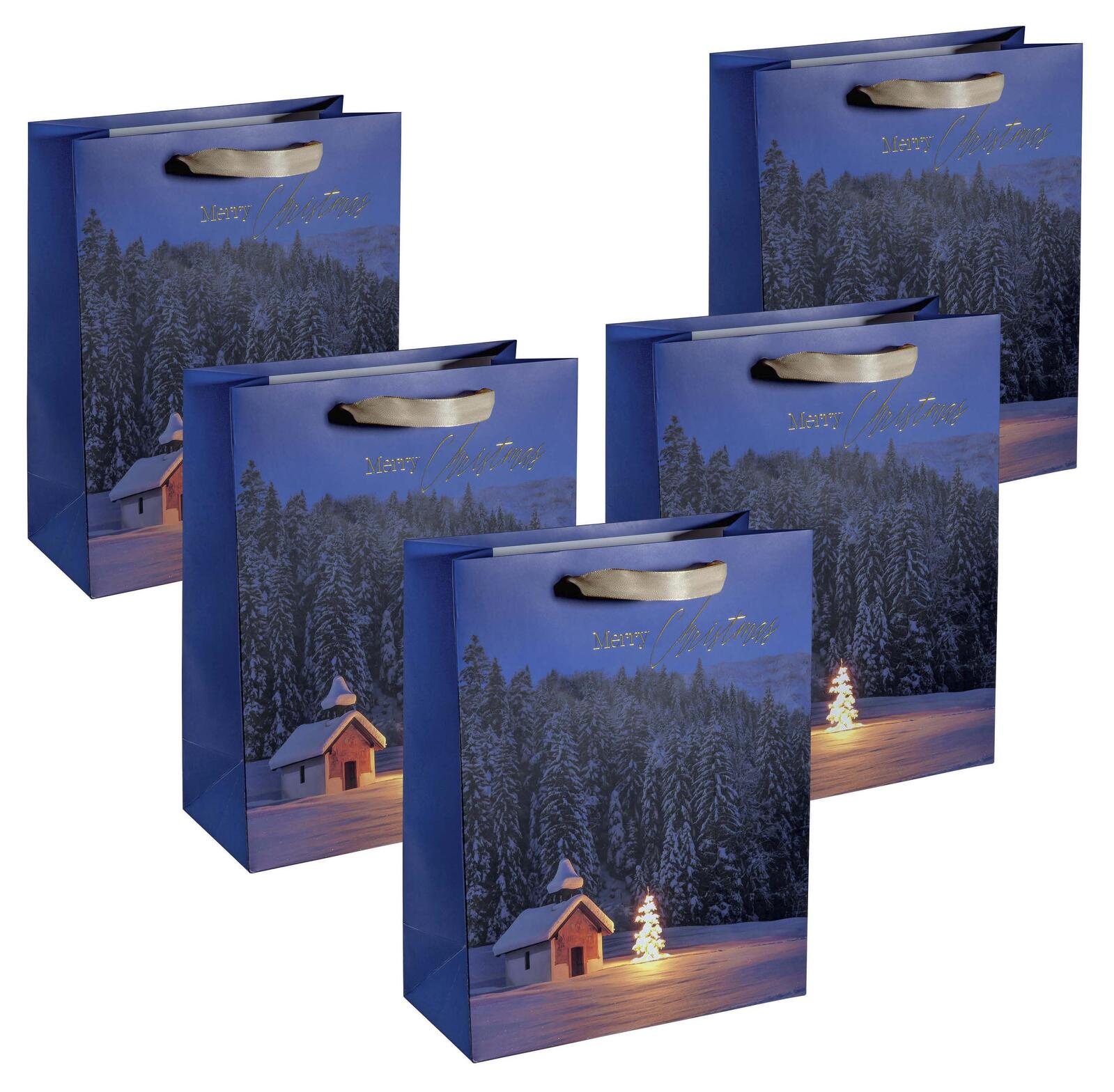 SIGEL Geschenktüten 26,0 x 33,0 cm Christmas Chapel GT115