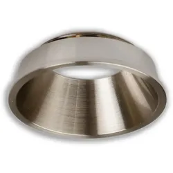 ISOLED Cover für LED Spot und LED Modul SYS-GU10, rückversetzt, UGR<12, ohne Einbaurahmen, nickel gebürstet ISO-116687