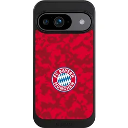 Nivocase Hülle für Google Pixel 9 Handyhülle NIVOcore Case Schwarz FC Bayern München Camouflage FCB (Google Pixel 9), Smartphone Hülle, Schwarz