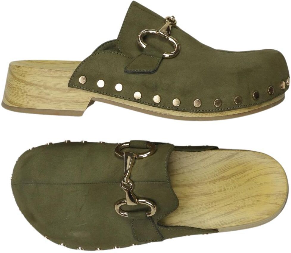 Catwalk Damen Sandalen, Grün, Gr. EU 37, Kunstleder - Second Hand