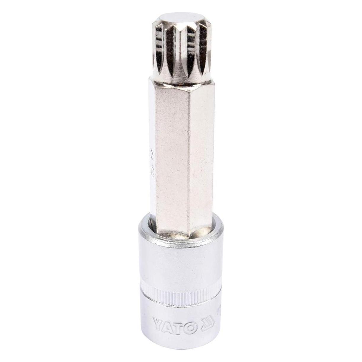 Yato SOCKET BIT SPLINE 12 M17 L100MM (1/2") (YT-04357)