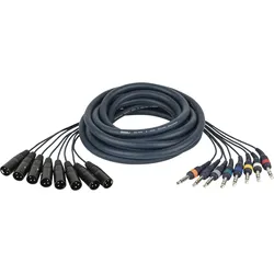 DAP FL68 - 8 XLR/M 3P to 8 Jack stereo 3 m