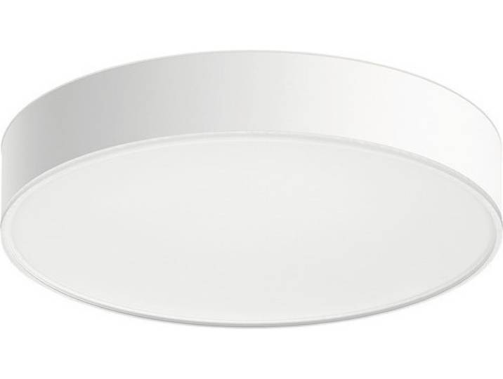 Philips Hue White ambience Devere mittelgroße Deckenleuchte weiß + Dimmschalter, Intelligente Deckenbeleuchtung, Bluetooth/Zigbee, Weiß, LED, Metall, Nicht austauschbare(s) Leuchtmittel
