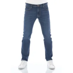 Lee Herren Jeans Stretch Denim Daren Zip Fly Regular Fit - Dark (LSS3SGJW3) - 30W / 30L