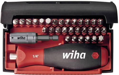 Wiha 34686 Bit-Set 32teilig Schlitz, Kreuzschlitz Phillips, Kreuzschlitz Pozidriv, Innen-Sechskant, Innen-TORX