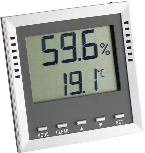 TFA Dostmann KLIMA GUARD Thermo-/Hygrometer Silber 30.5010.54.K