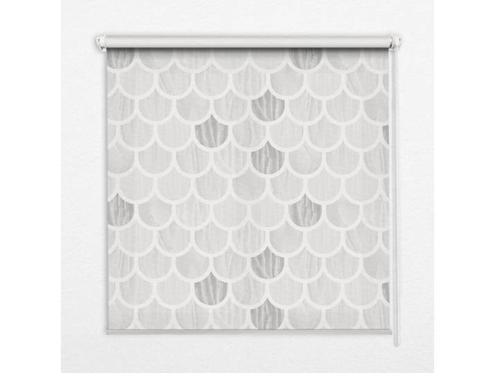 Tulup Innenrollo - Fensterrollo - Rollo - 60x40 cm - Graustufen, Kunststoff, Rechteckig, 60x140x0.5 cm, Heimtextilien, Vorhänge, Rollos
