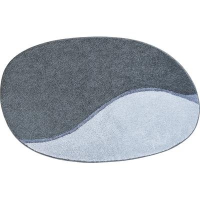 Badematte GRUND "Orbis", grau (anthrazit), H:24mm, Polyacryl, Badematten, Badematte, zweifarbiger Badematte