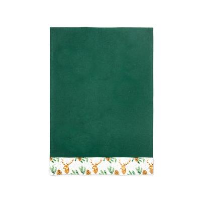 Excelsa Tischläufer Nordic Deer Baumwolle 45x65 cm Grün