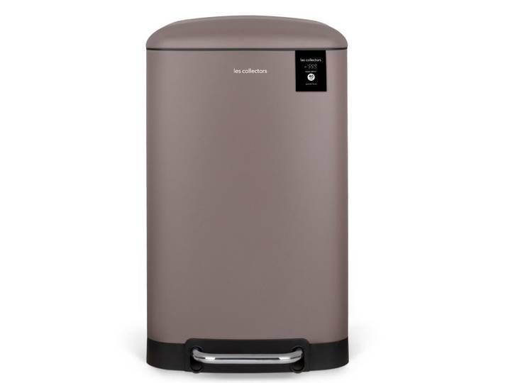 Les Collectors Tretmülleimer 40L - taupe edition N°883, Taupe, Metall, 37.5x67.5x35.5 cm, Haushalt & Reinigung, Reinigung, Mülleimer & Abfallsammler