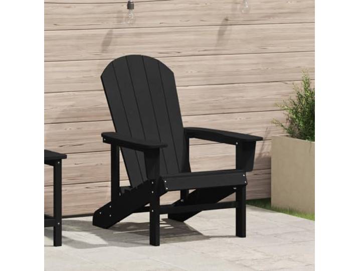 HEFZGDB Adirondack Stuhl aus robustem Kunststoff mit klassischem Design, wetterbeständig und pflegeleicht für Terrasse und Balkon